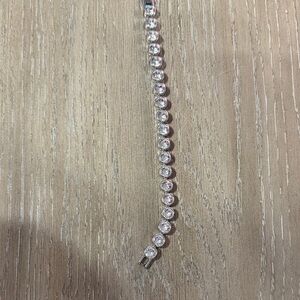 Touchstone crystal clear stone bracelet